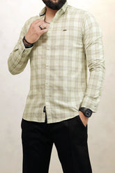 Turbo FearLess Checked Long Sleeve Cotton Casual Shirt